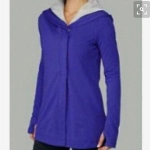Lululemon Awareness Wrap Snap Button Hooded Jacket